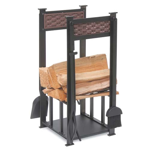 Basket Weave Hearth Center