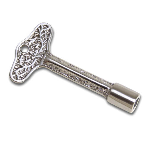 Satin Nickel Victorian Gas Key