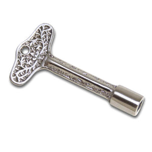 Satin Nickel Victorian Gas Key